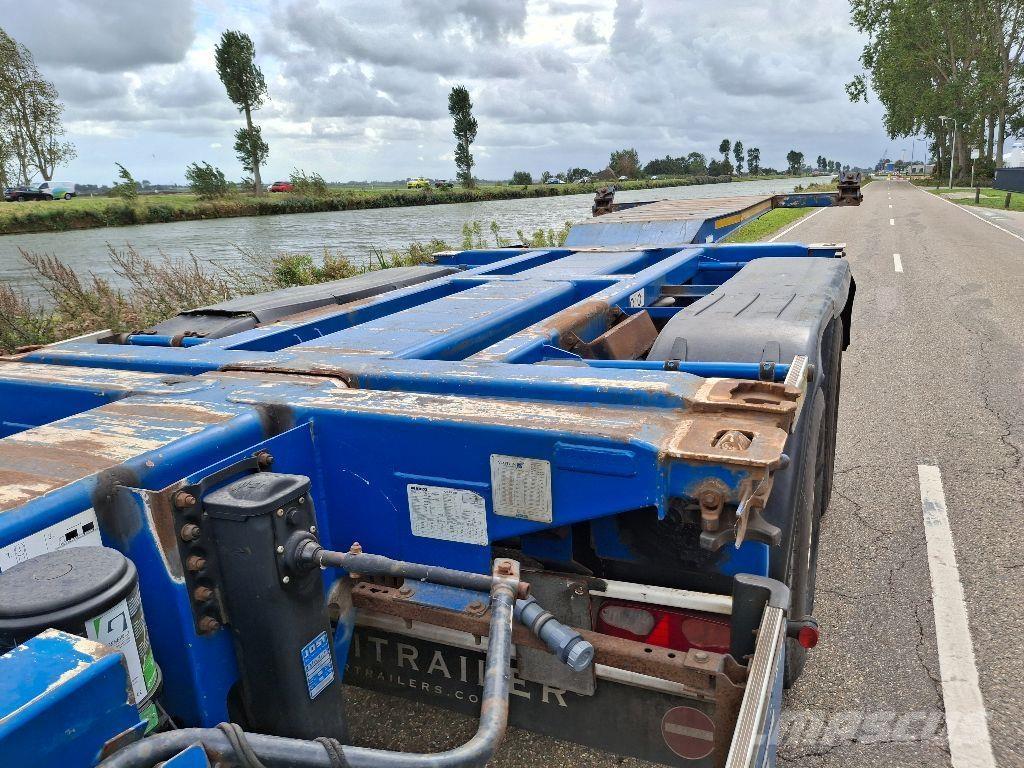 D-tec CT-60-05D Semi-trailer med containerramme