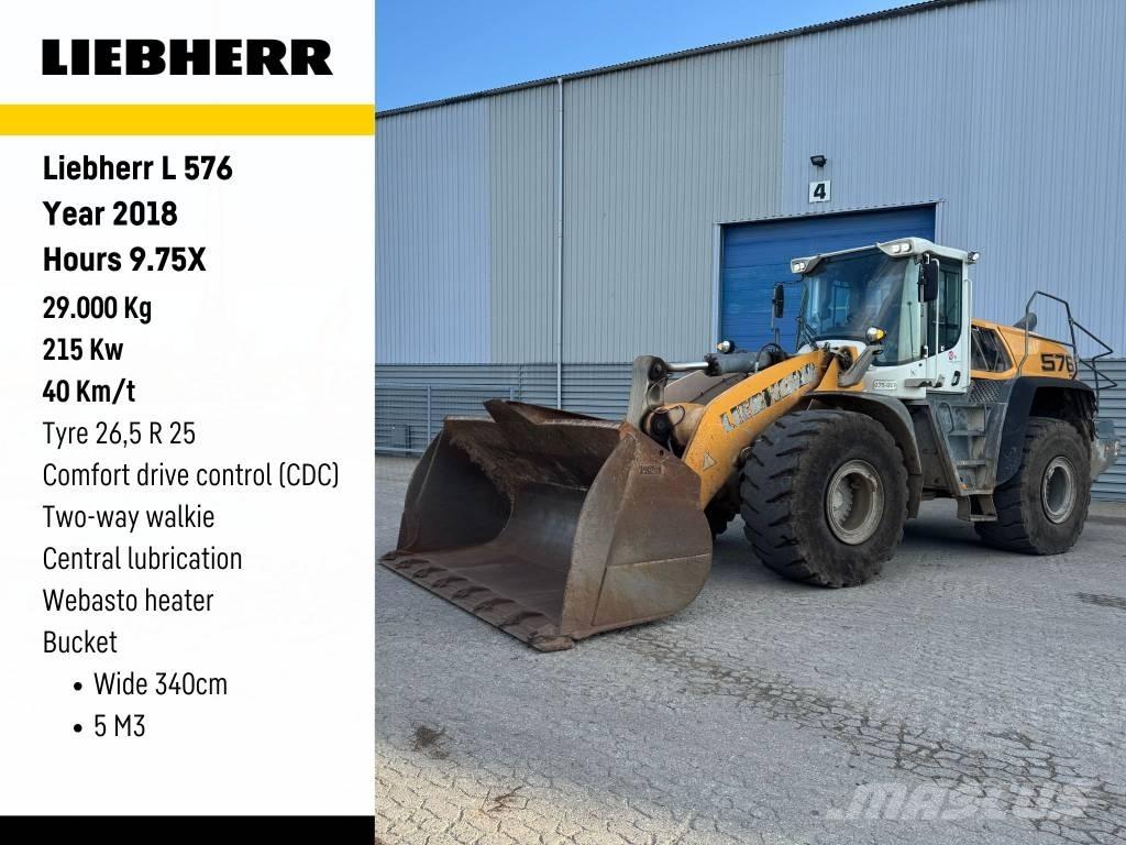 Liebherr L576 Læssemaskiner på hjul