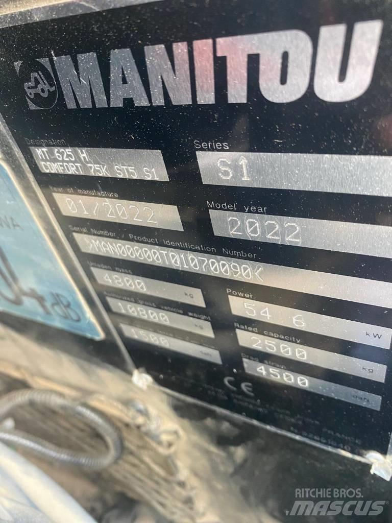 Manitou MT 625 H Teleskoplæssere