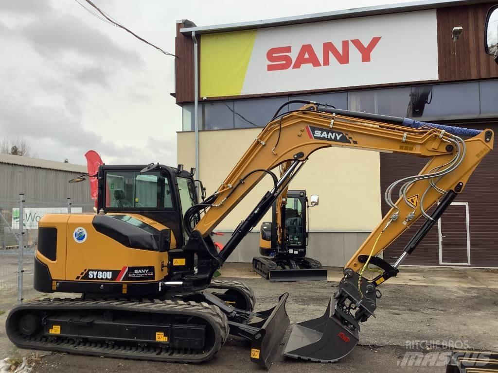 Sany SY80U Midi-gravemaskiner 7t - 12t