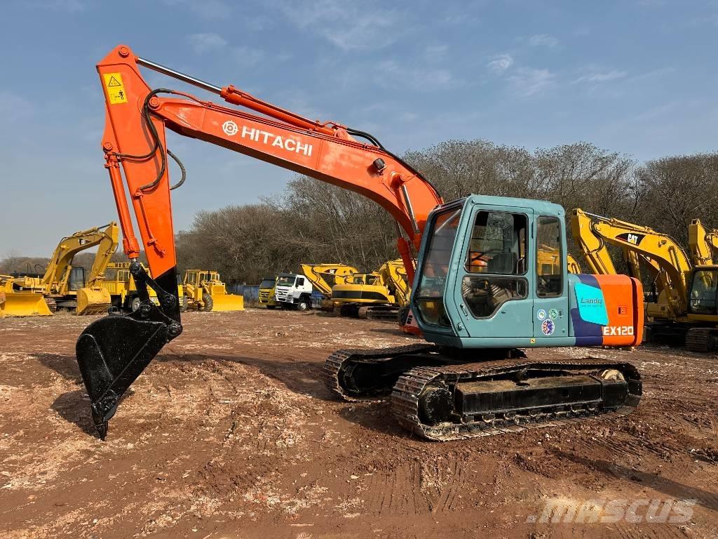 Hitachi EX 120 Gravemaskiner på larvebånd