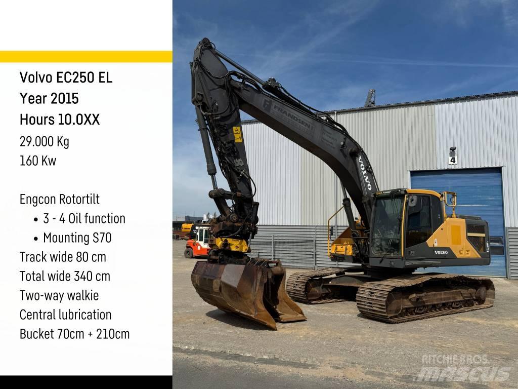 Volvo EC 250 EL Gravemaskiner på larvebånd