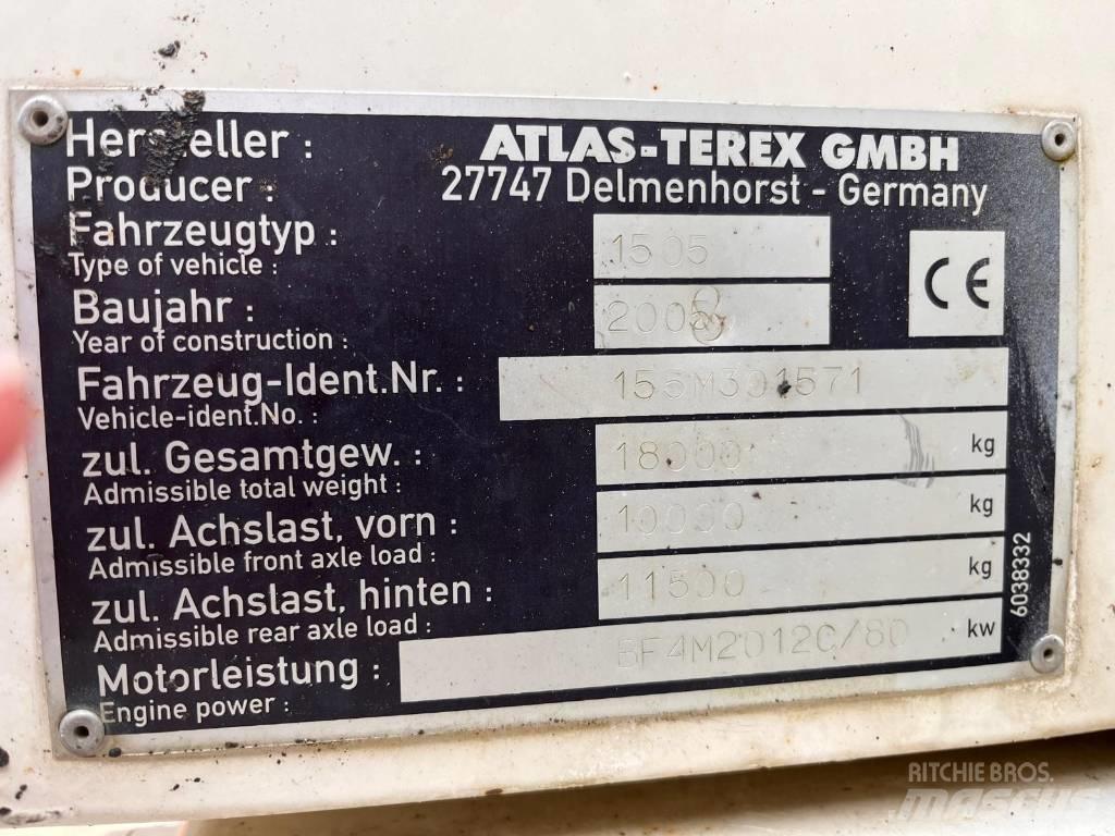Atlas 1505 M Gravemaskiner på hjul