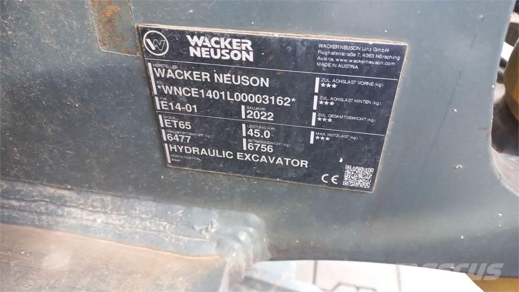 Wacker Neuson ET65 Gravemaskiner på larvebånd