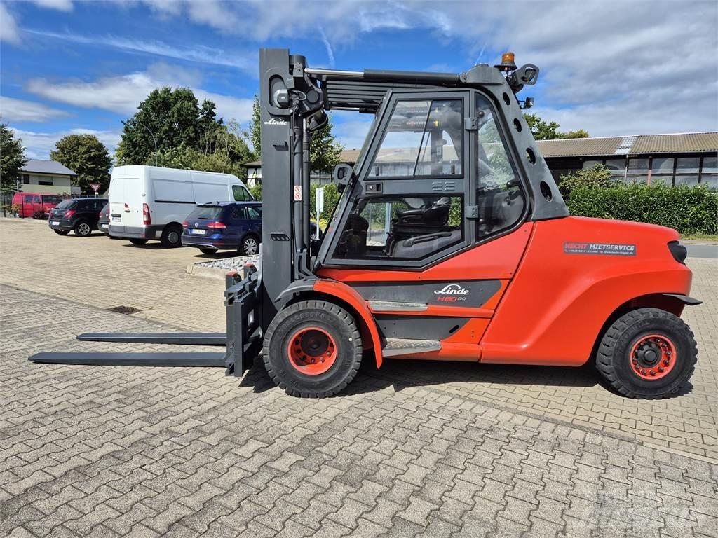 Linde H80D-03/1100 Diesel gaffeltrucks