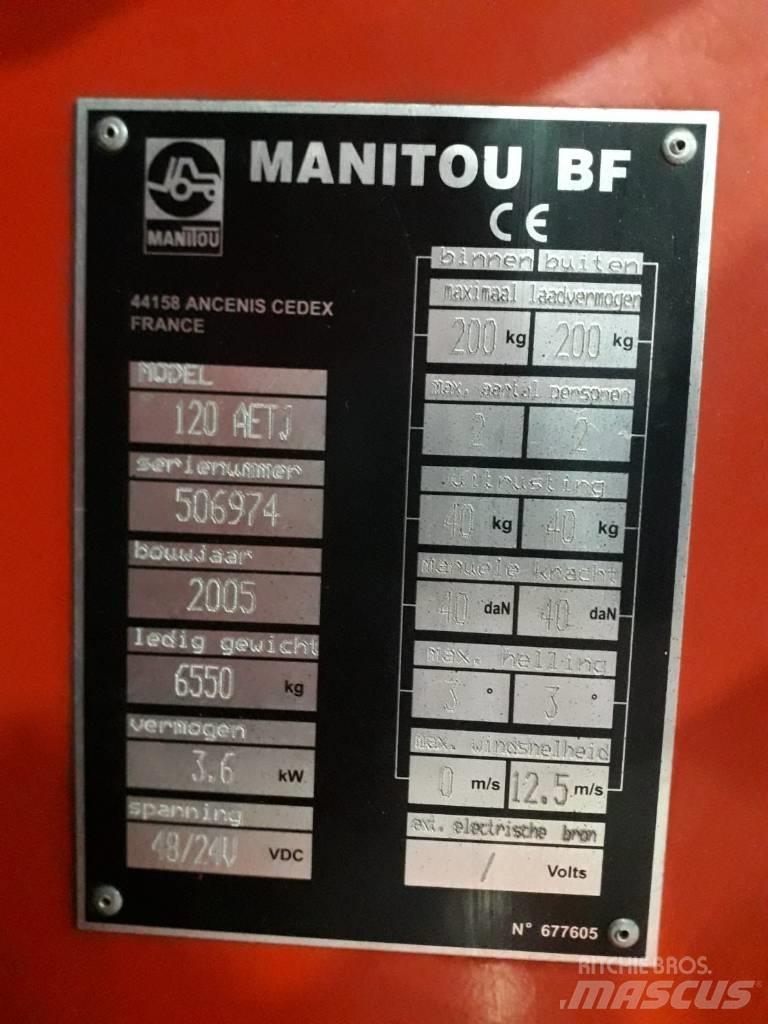 Manitou 120 AETJ Bomlifte med knækarm