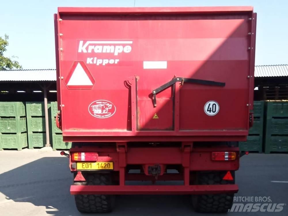 Krampe Big Body 550 Semi-trailer med lad/flatbed