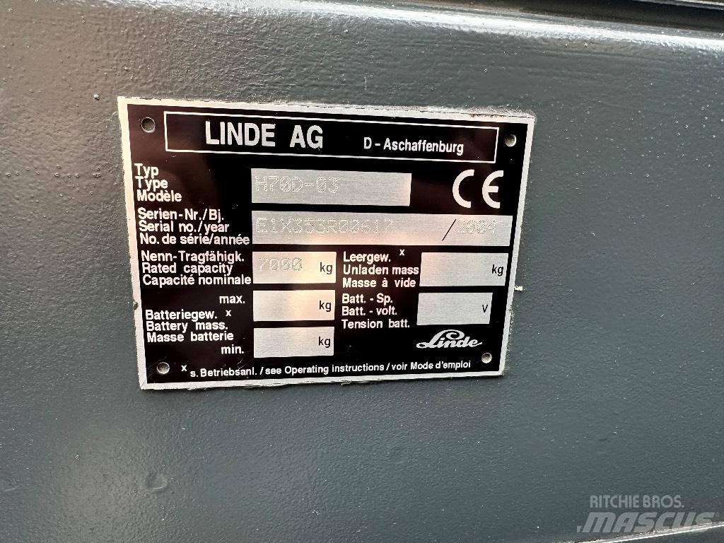 Linde H 70 D-3 Diesel gaffeltrucks