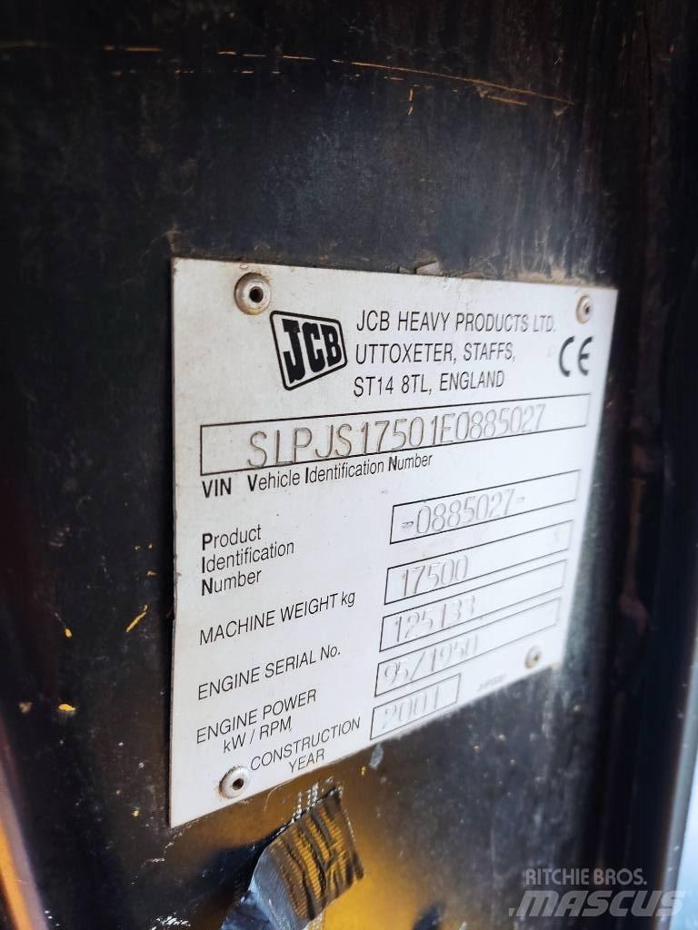 JCB JS 175 W Gravemaskiner på hjul
