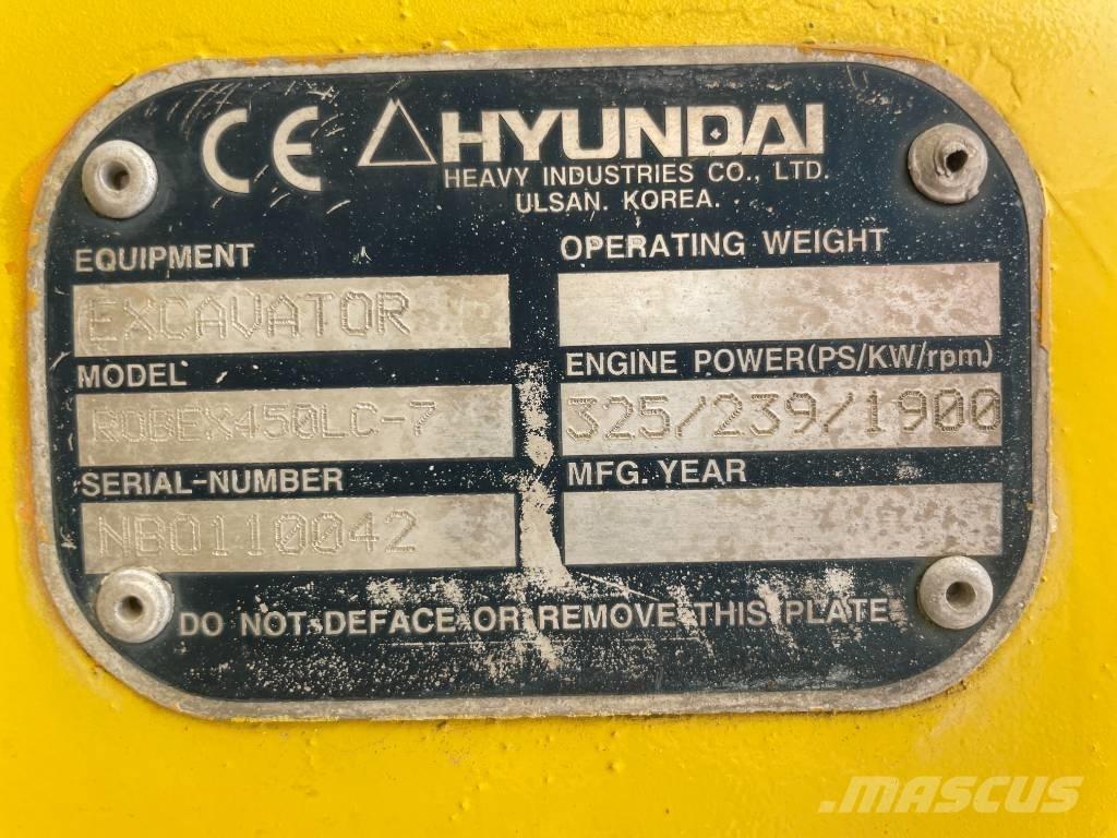Hyundai R 450 LC-7 Gravemaskiner på larvebånd