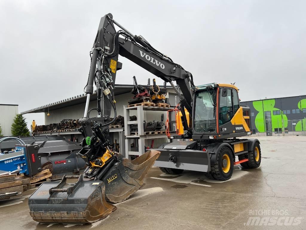 Volvo EWR150E Gravemaskiner på hjul