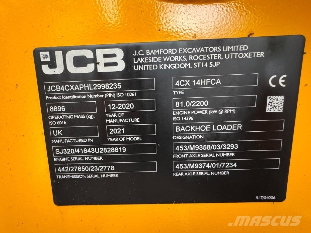 JCB 4 CX 14 Rendegravere