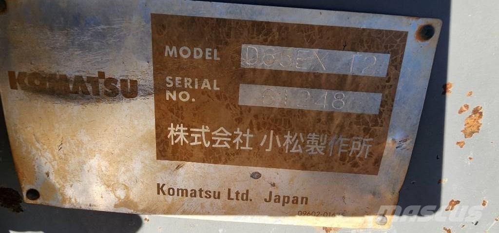 Komatsu D 65 EX 12 Bulldozer på larvebånd