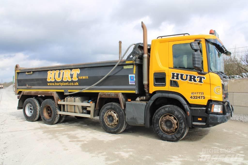 Scania 410 XT Lastbiler med tip
