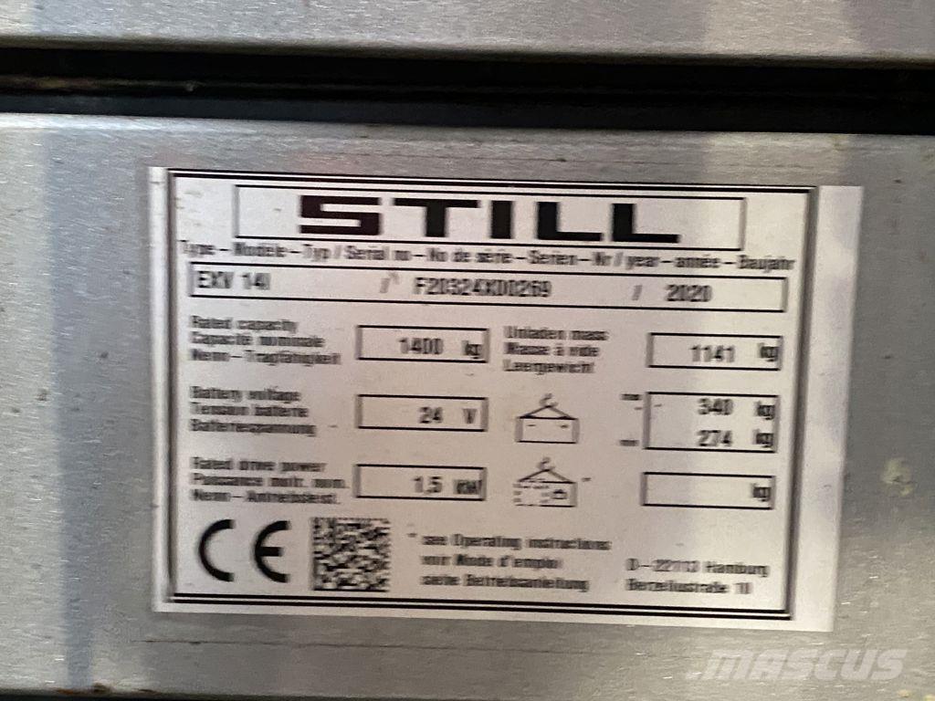 Still EXV14I Gaffelstabler med gående fører