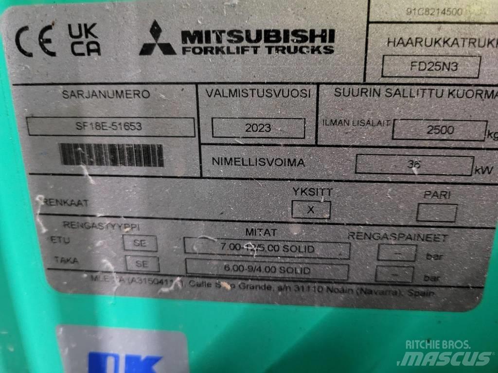 Mitsubishi FD25N3 Diesel gaffeltrucks