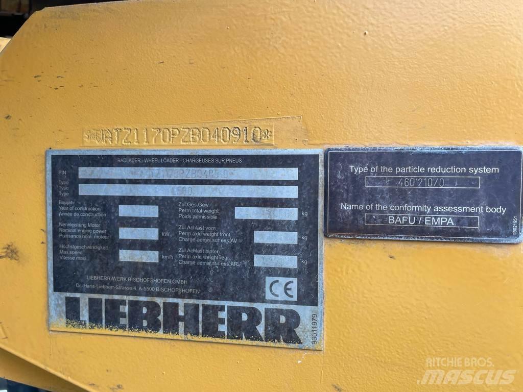Liebherr L580 Læssemaskiner på hjul