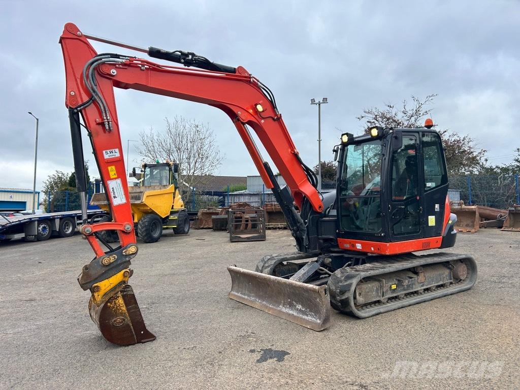 Kubota KX080-4 Midi-gravemaskiner 7t - 12t