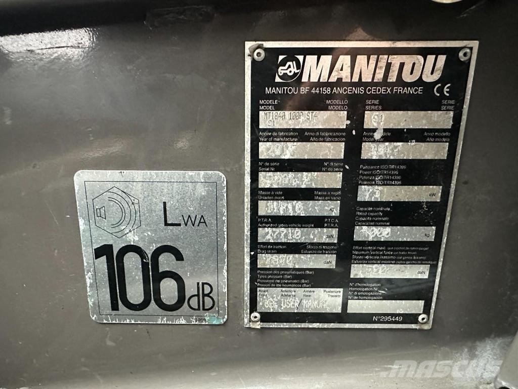 Manitou MT 1840 Teleskoplæssere