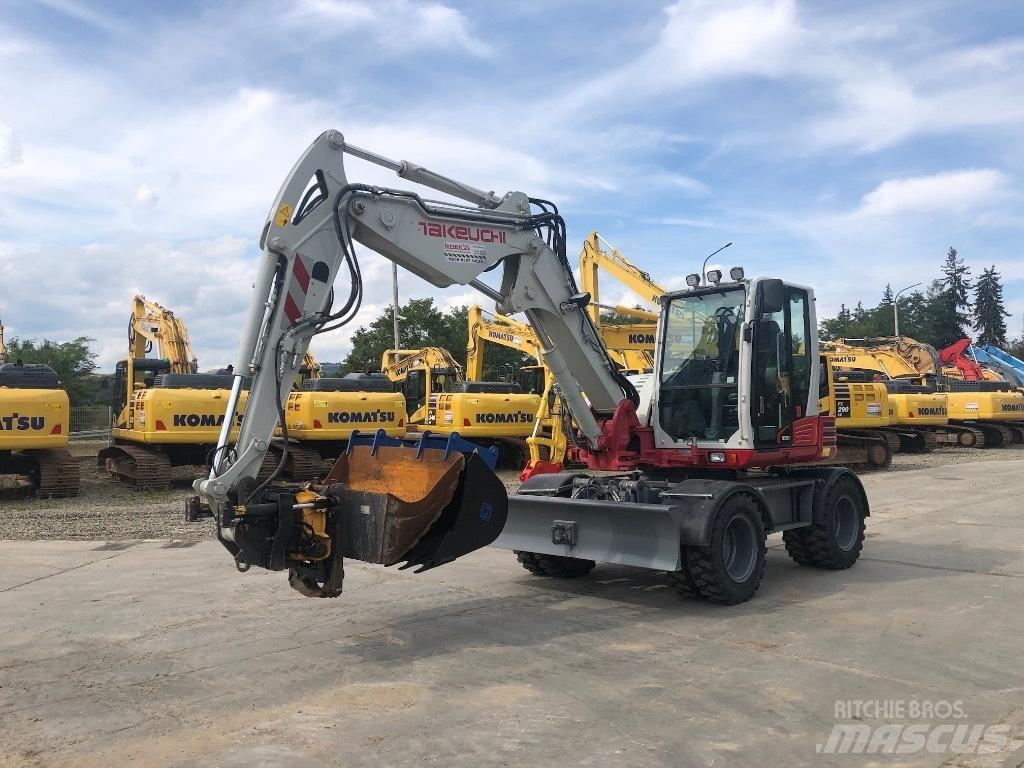 Takeuchi TB295W Gravemaskiner på hjul