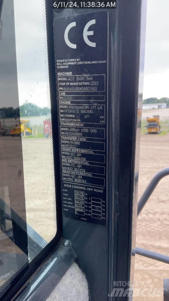 Bell B45E Terrængående lastbiler