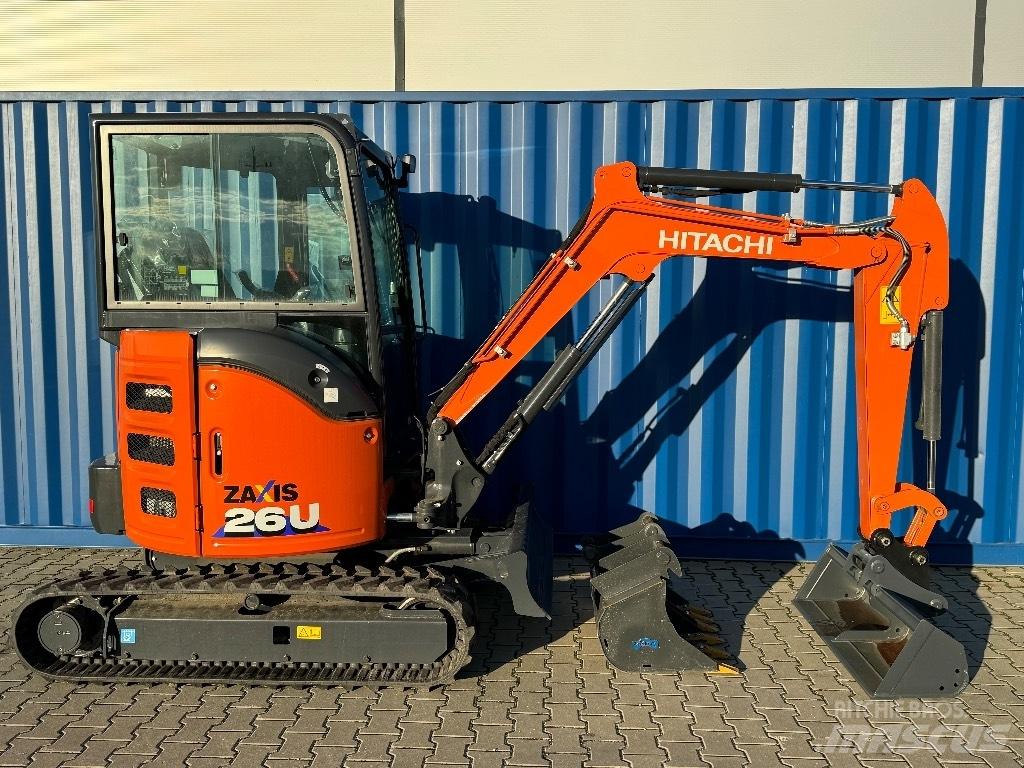 Hitachi ZX 26 U-6 Minigravemaskiner