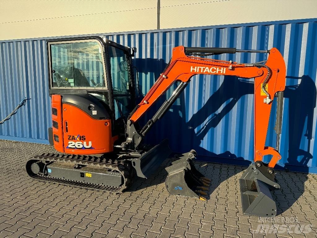 Hitachi ZX 26 U-6 Minigravemaskiner