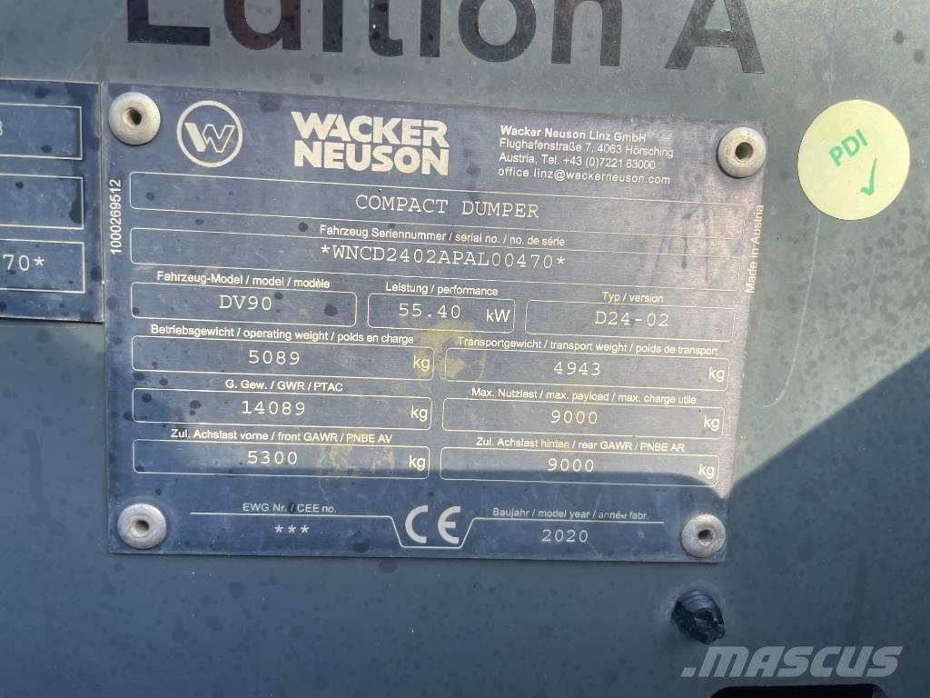 Wacker Neuson DV 90 Dumpere