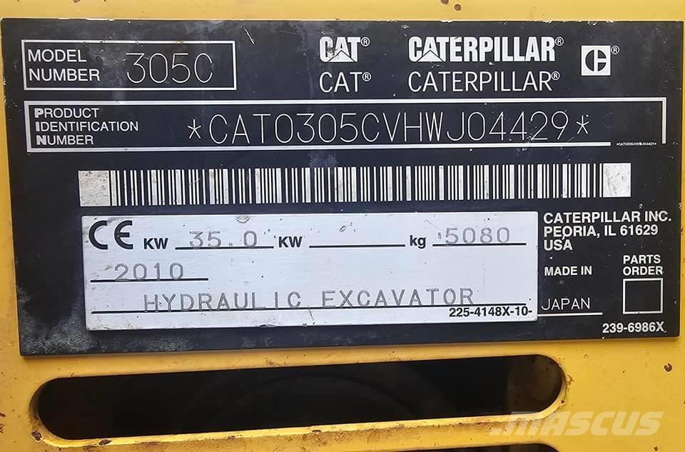 CAT 305 C CR Minigravemaskiner
