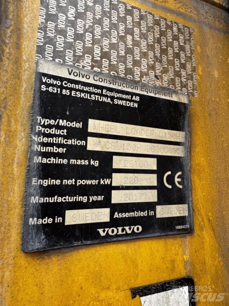 Volvo L150H Læssemaskiner på hjul