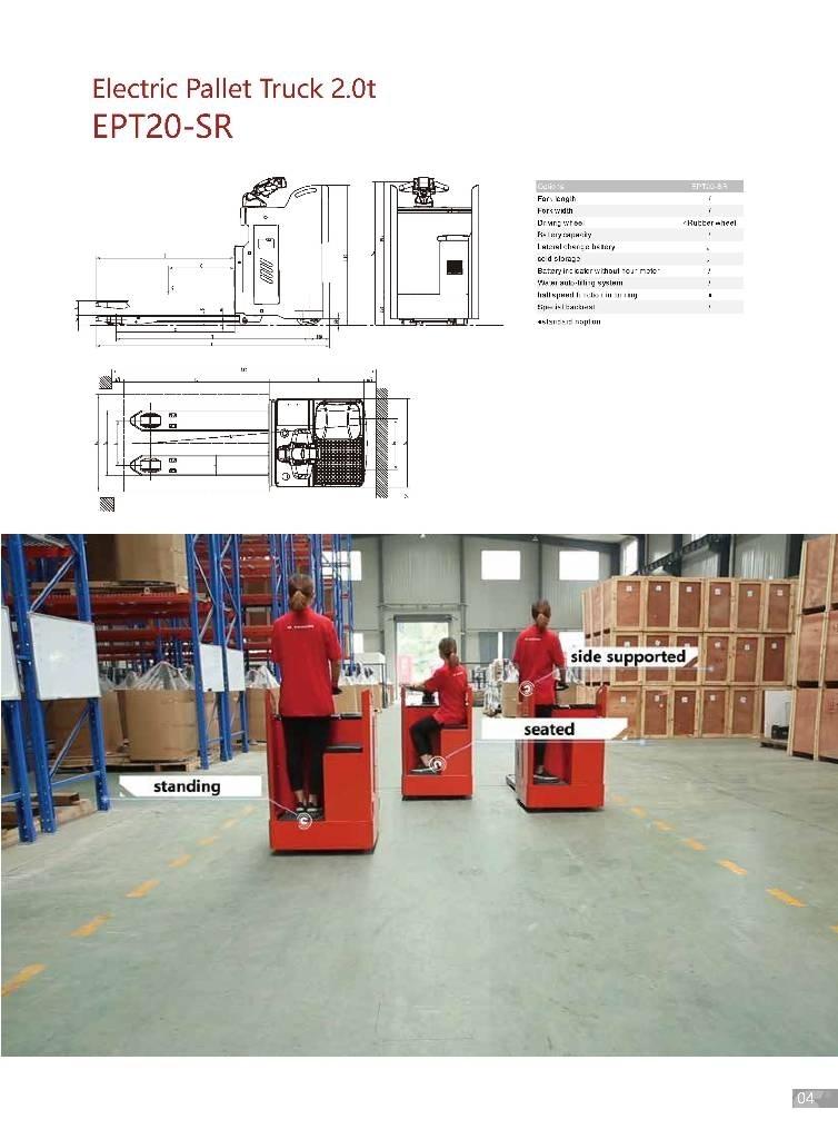EP EPT20-SR El-palleløftere med platform
