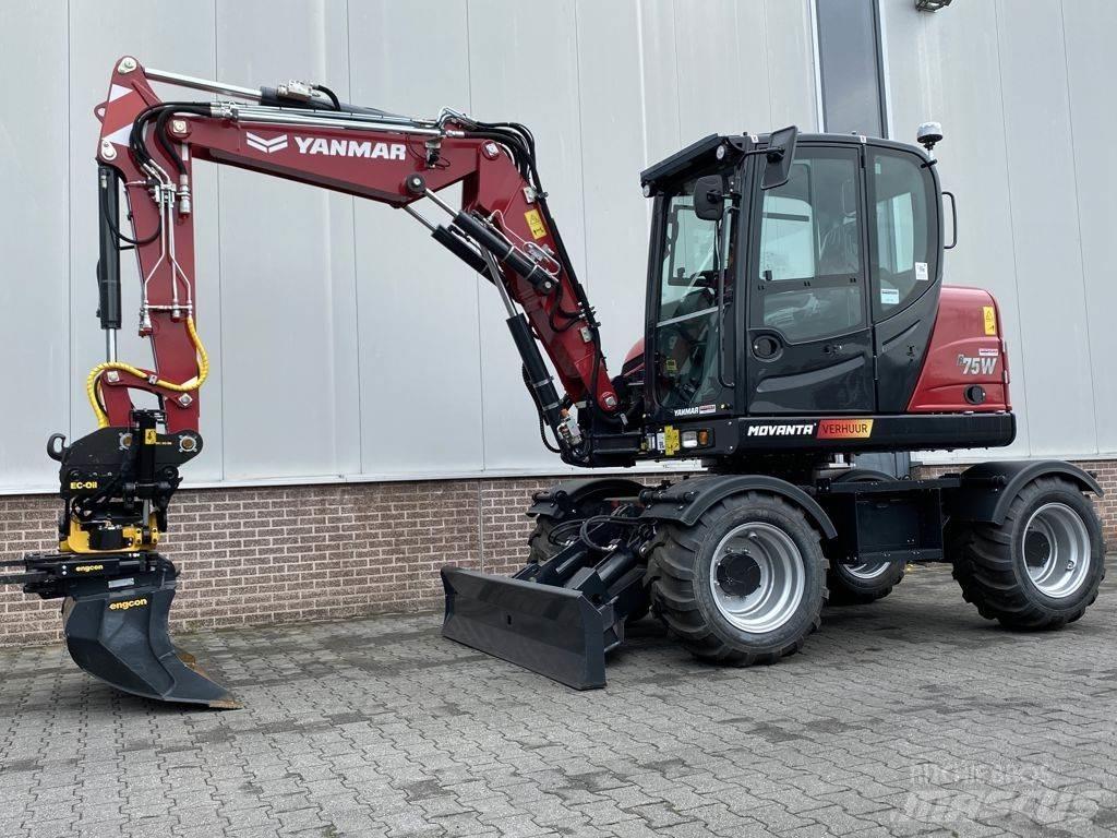 Yanmar B75W Gravemaskiner på hjul