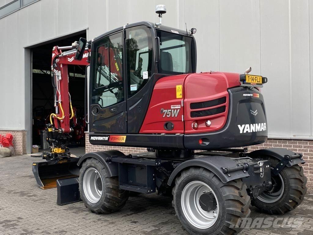 Yanmar B75W Gravemaskiner på hjul