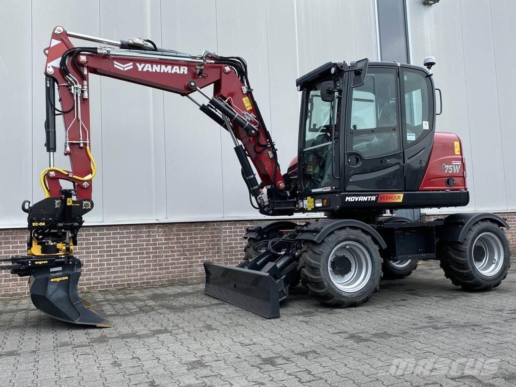 Yanmar B75W Gravemaskiner på hjul