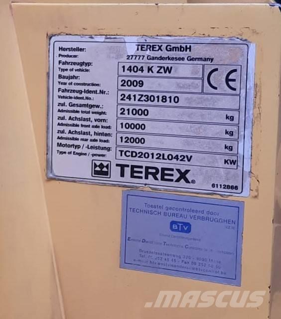 Atlas 1404 K ZW Gravemaskiner på hjul