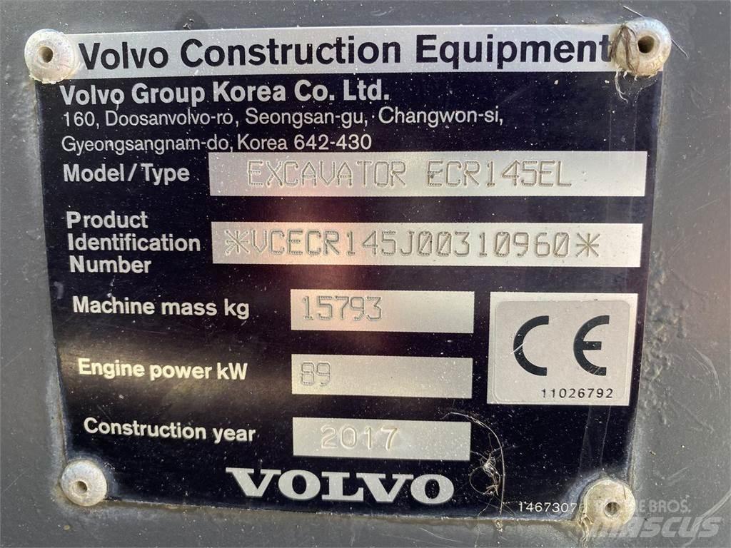 Volvo ECR145EL Gravemaskiner på larvebånd
