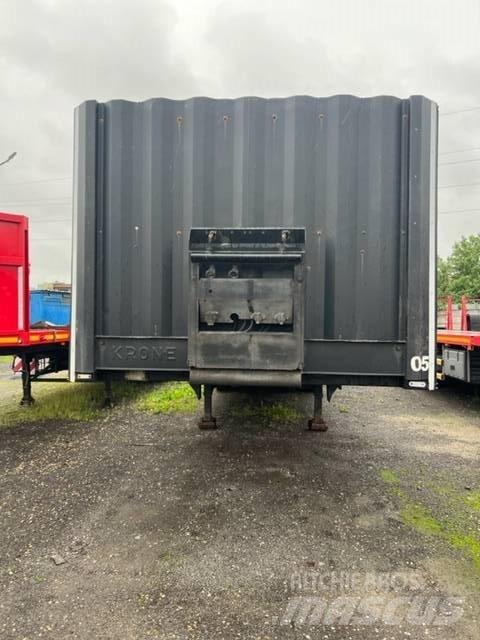 Krone SDP Semi-trailer med lad/flatbed