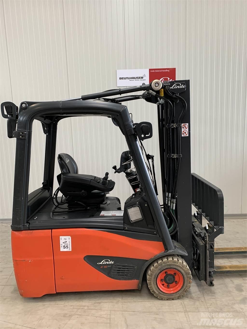 Linde E16 El gaffeltrucks