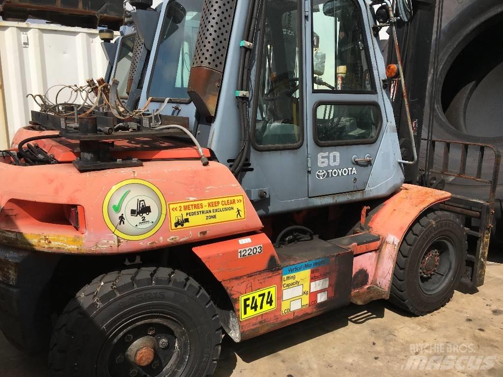Toyota 5FG60 LPG gaffeltrucks