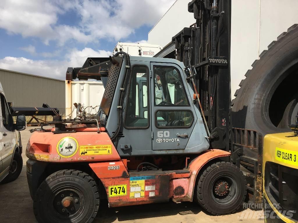 Toyota 5FG60 LPG gaffeltrucks