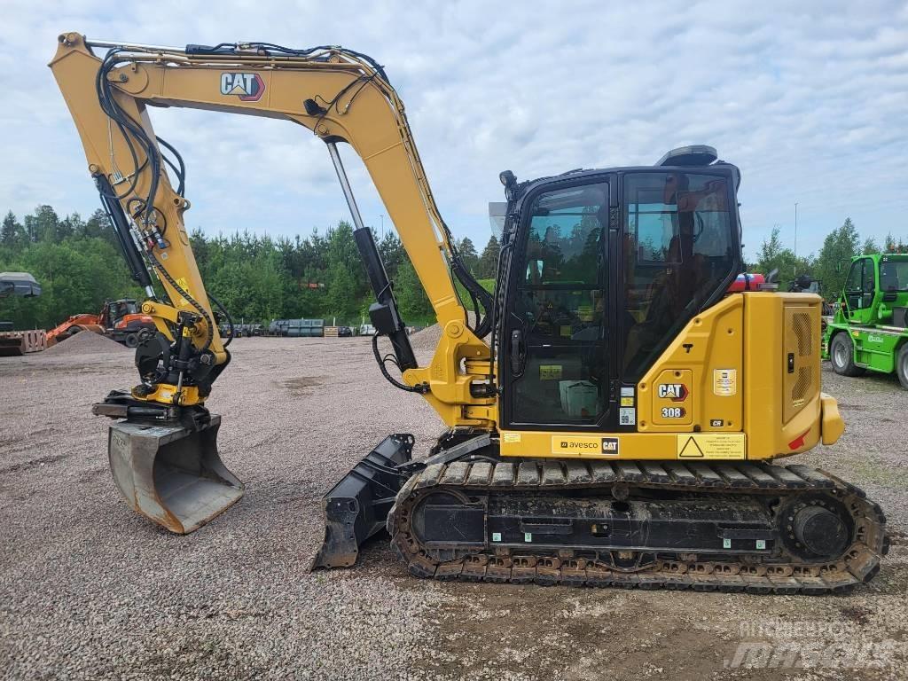 CAT 308CR Midi-gravemaskiner 7t - 12t