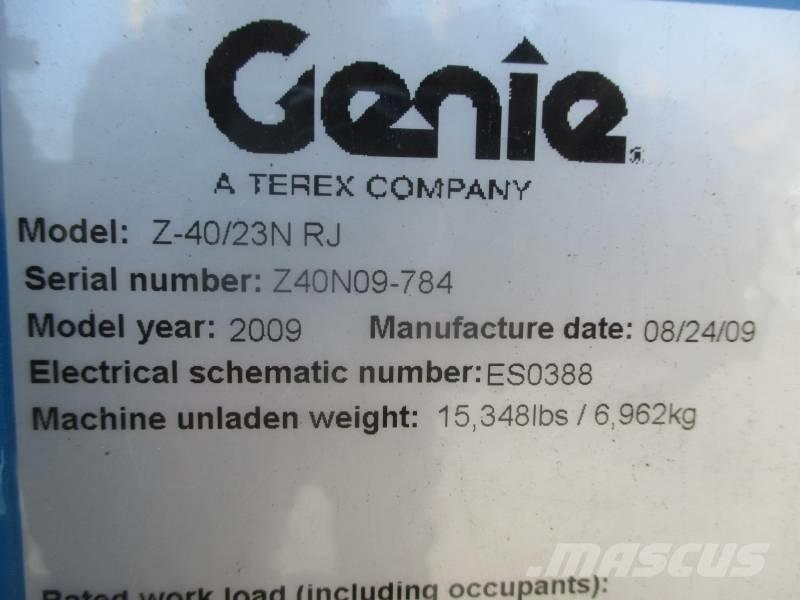 Genie Z 40/23 N RJ Bomlifte med knækarm