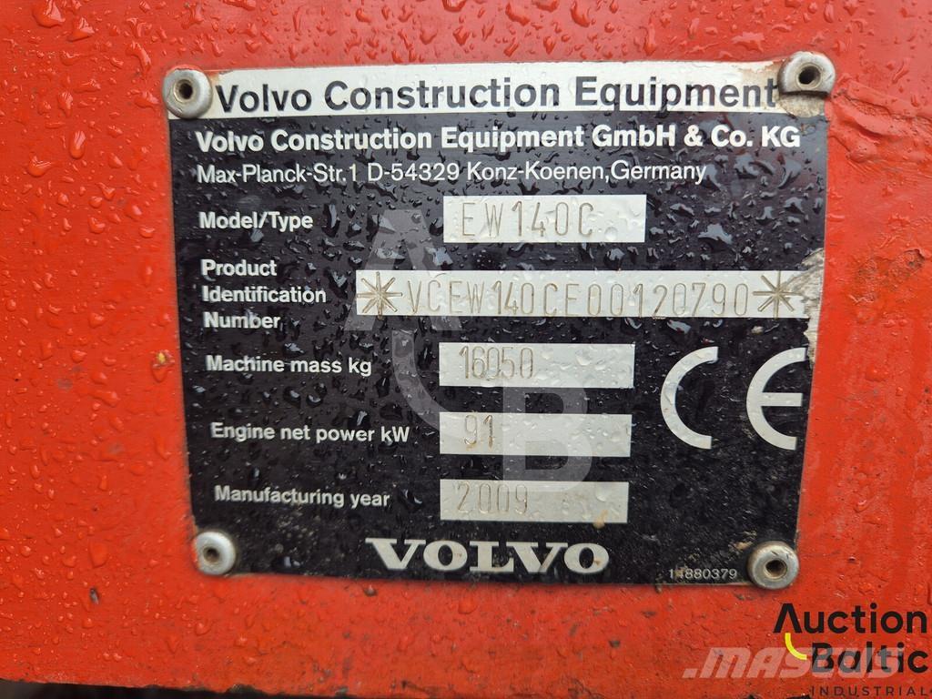 Volvo EW 140 C Gravemaskiner på hjul