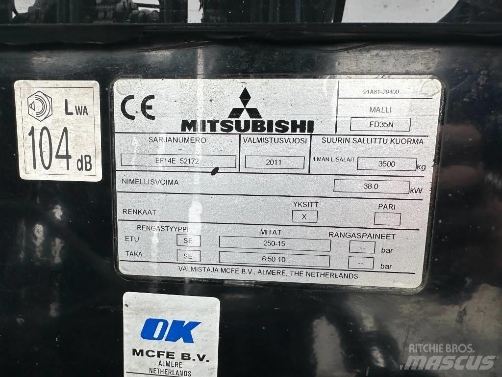 Mitsubishi FD 35 N Diesel gaffeltrucks