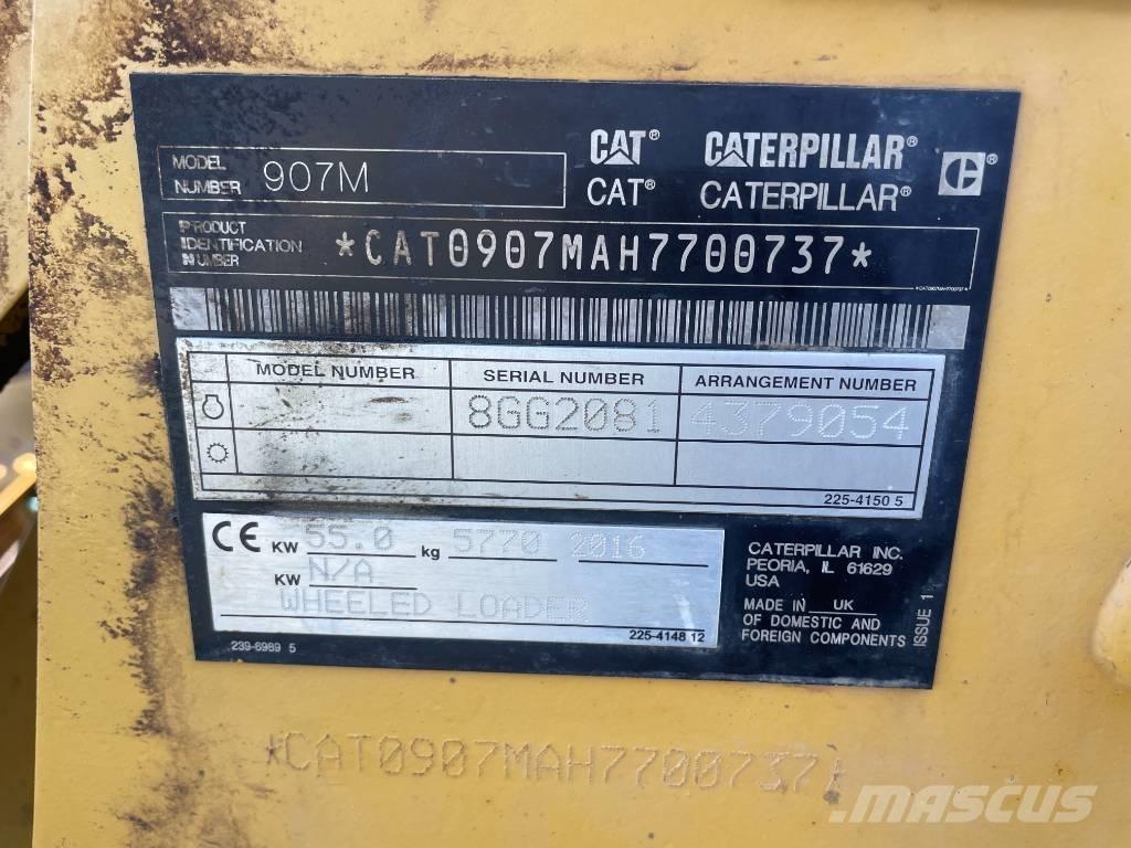 CAT 907 M Læssemaskiner på hjul