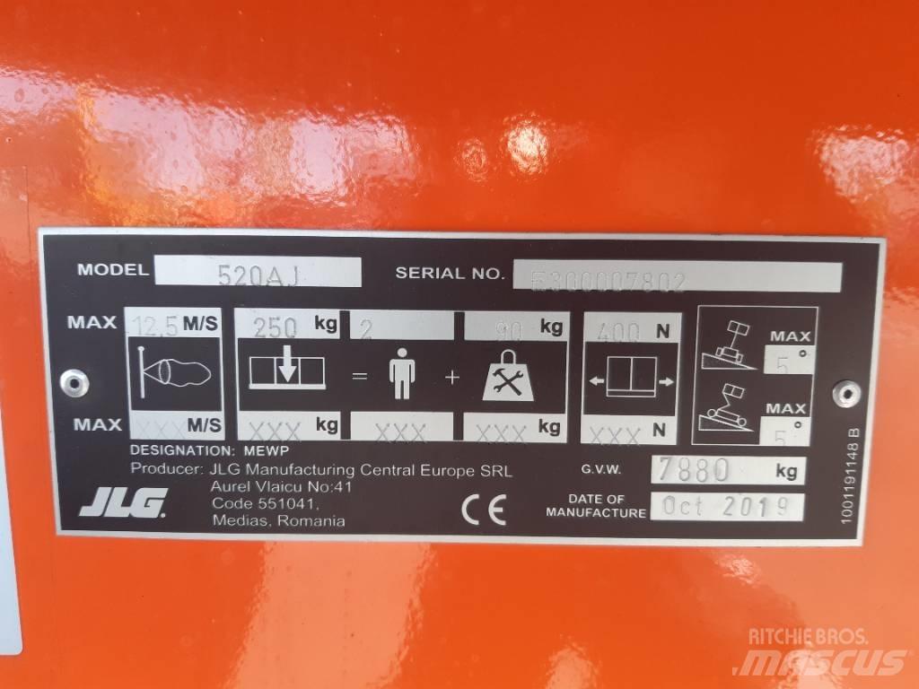 JLG 520 AJ Bomlifte med knækarm