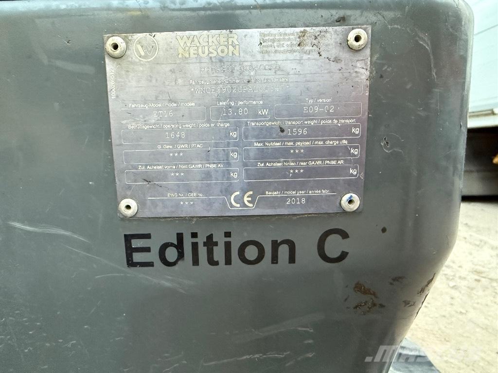 Wacker Neuson ET 16 Minigravemaskiner
