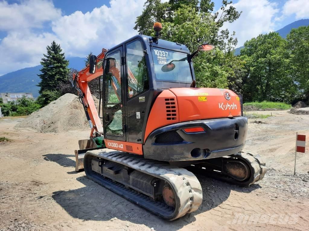 Kubota KX 080-4 Midi-gravemaskiner 7t - 12t