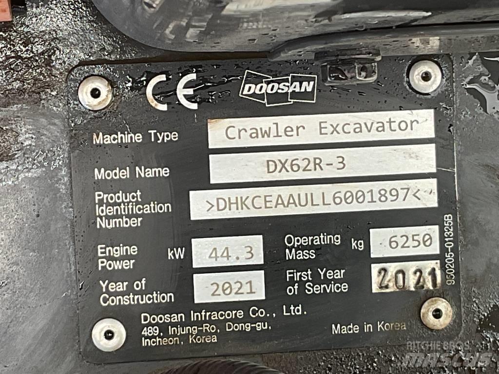 Doosan DX 62 R-3 Minigravemaskiner