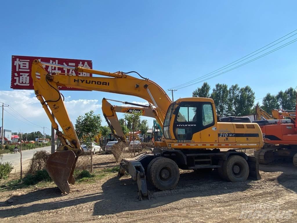 Hyundai 210w Gravemaskiner på hjul